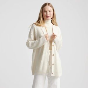 Quince Mongolian cashmere boyfriend sweater